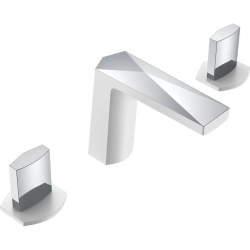 Смеситель для раковины Boheme Venturo 150-WCR-ICE белый, хром