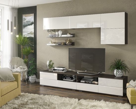 венге / белый глянец