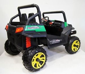 Детский электромобиль River Toys BUGGY T009TT зеленый