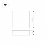 Накладной светильник Arlight QUADRO 034783