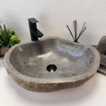 Раковина из речного камня RS-63880 (55*43*16) 0123