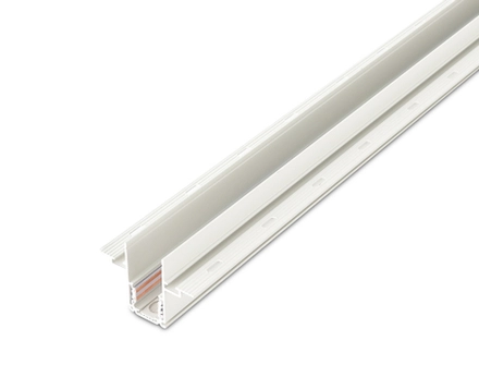 Шинопровод,  встраиваемый,  DC 48 В,  L2500xW61, 9xH46, 5мм,  белый,  без заглушек,  без провода