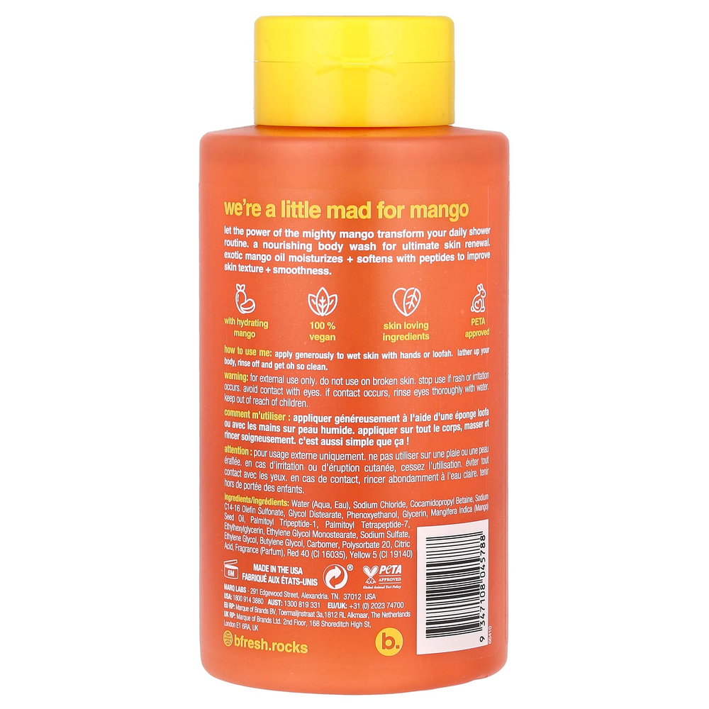 b.fresh, It Takes Two To Mango, Mighty Mango, 16 fl oz (473 ml)