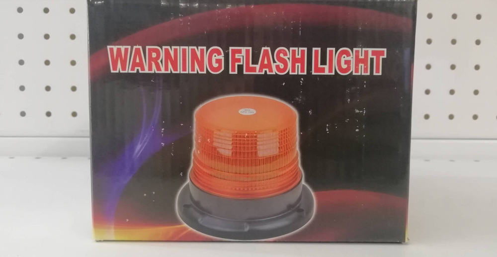 Маяк (эконом) проблесковый светодиодный, 12-24V, 12 Led, на магните