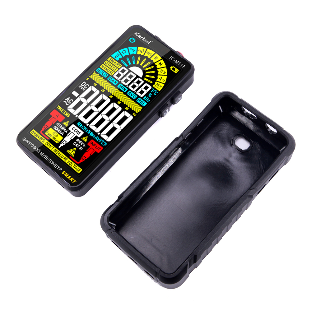 Смарт мультиметр цифровой на аккумуляторе iCartool IC-M117