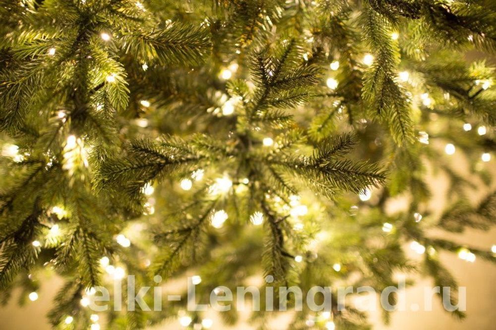 Елка с гирляндой «Грацио» (Литая+пвх) 150 см / 1,5 м