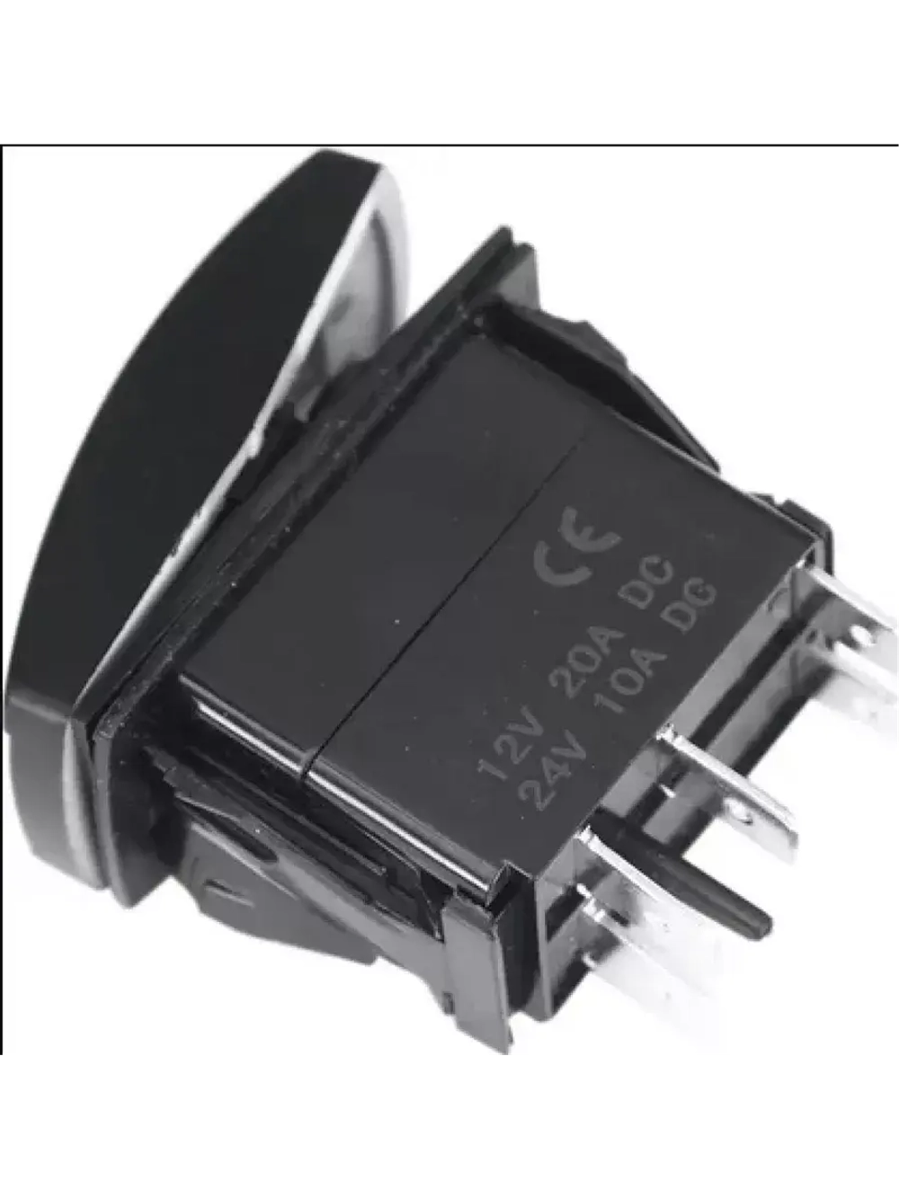 Переключатель ВКЛ/ВЫКЛ, белая подсветка