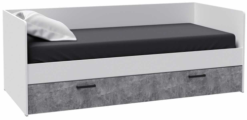 Спальня Лючия кровать универсальная Белый/Ателье светлое Микон