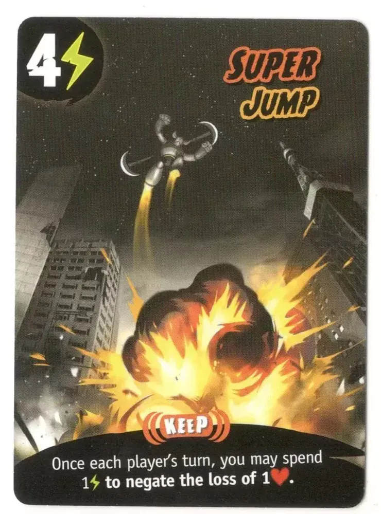 Промо-карта Super Jump для King of Tokyo Промо-карта Super Jump для King of Tokyo