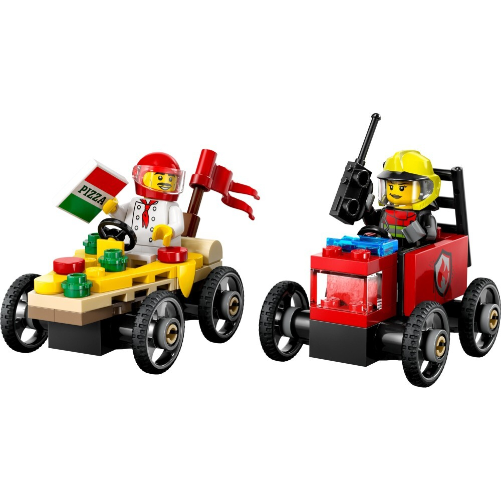LEGO City / Гоночный набор: пицца против пожарной машины/ 60458