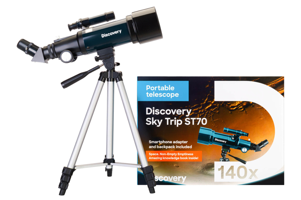 Телескоп Discovery Sky Trip ST70 с книгой - фото 2