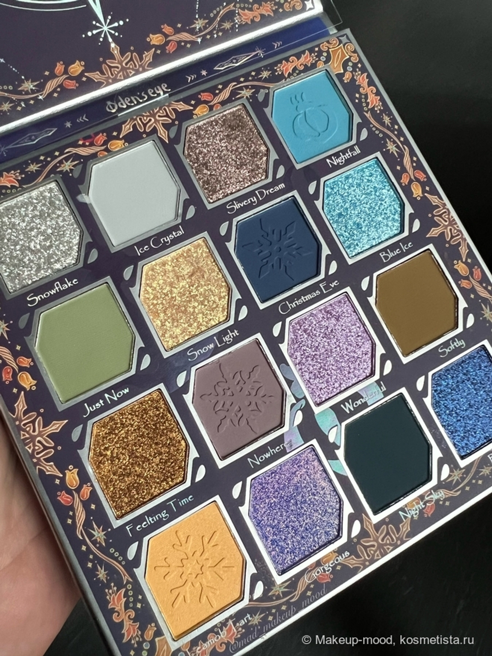 Oden's Eye Cosmetics Christmas Eve Eyeshadow Palette