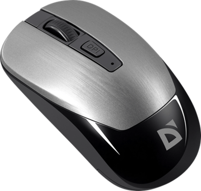 Мышь беспроводная Defender Wave MM-995 серый