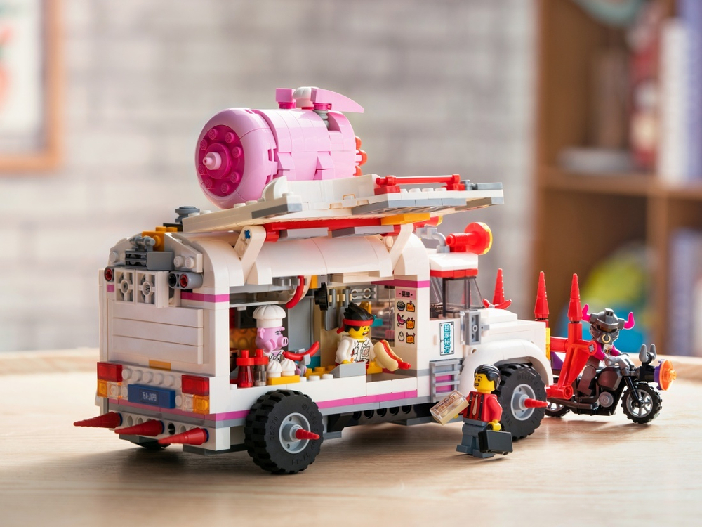 LEGO Monkie Kid: Грузовик-кафе Пигси 80009 — Pigsy's Food Truck — Лего Манки Кид