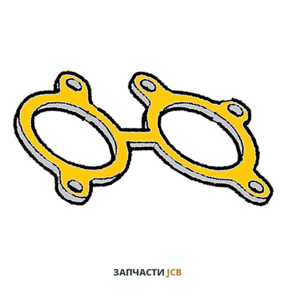 Прокладка индукционного колена JCB 02/801251, 02-801251