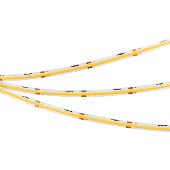 Светодиодная лента Arlight 8W/m 480LED/m CSPSMD холодный белый 5M COB-X480-8mm 24V White6000 039057