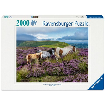 Пазл Ravensburger 017516 Дикие лошади 2000 элементов 017516