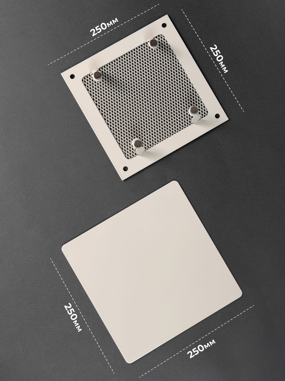 Вентиляционная решетка РД 250х250 Бежевый