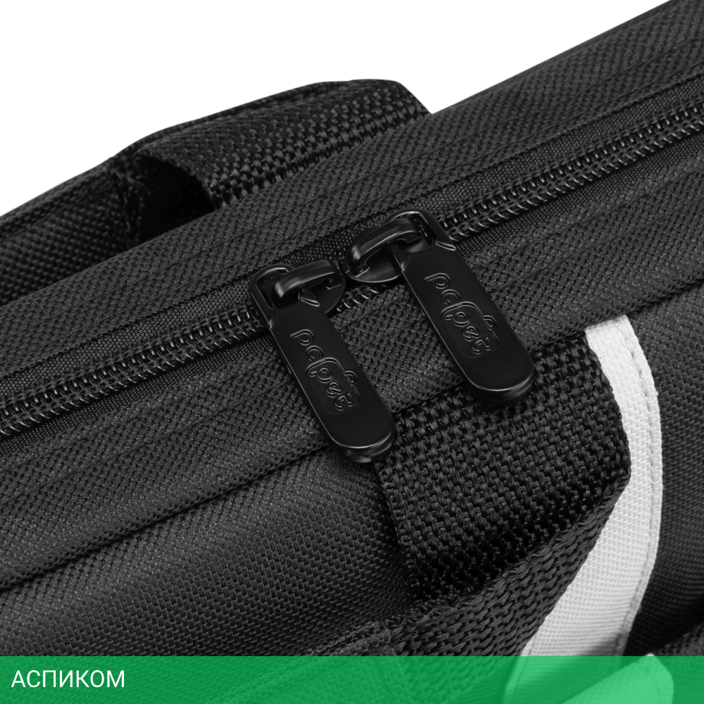 Сумка для ноутбука PC Pet HQ Classic черный/синий (PCP-1001BL)
