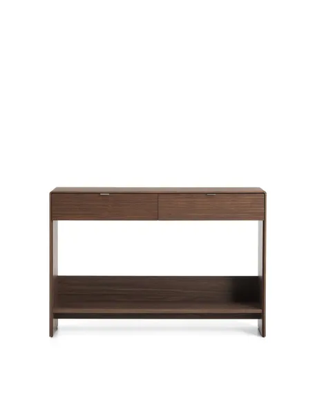 Буфет Norlen с 2 ящиками и полкой из орехового шпона 120 x 81 см