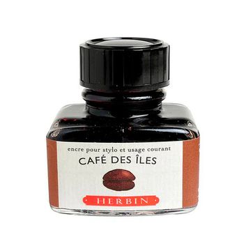 Чернила во флаконе Herbin 30 мл Café des iles светло-коричневые (13046T)