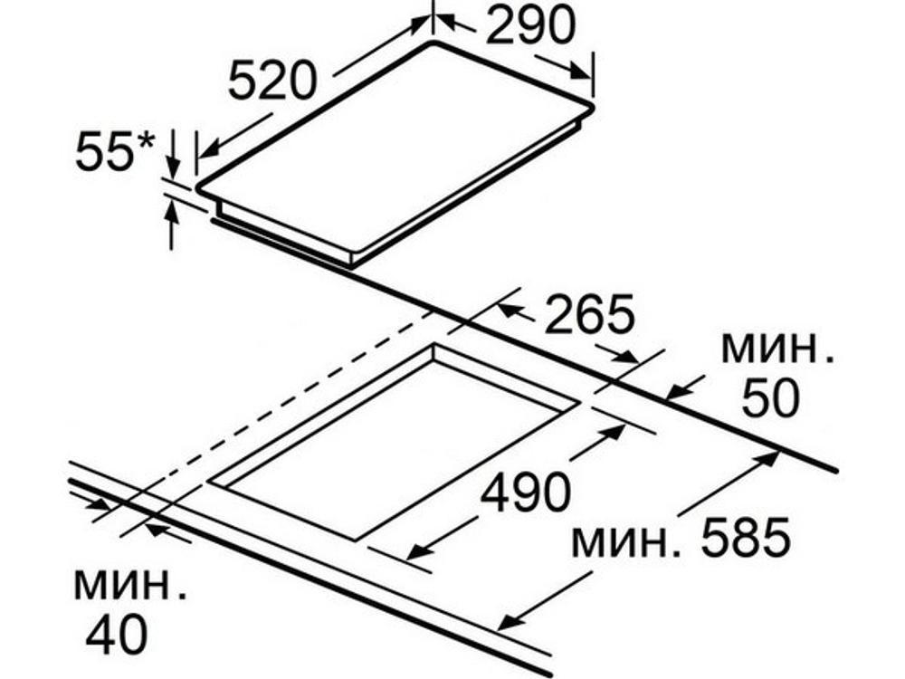 Варочная панель MAUNFELD CVI292WH индукционная