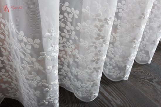 Тюль сетка Petite (тёплый белый)