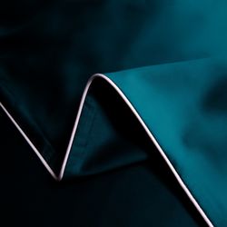 Комплект постельного белья Однотонный Сатин Премиум «Бирюзовая гармония»