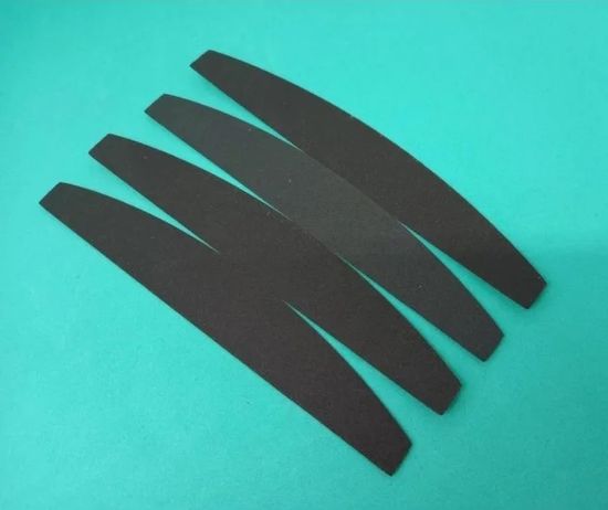 Сменные файлы Unipilka для маникюра на основу  "Луна", черные 180грит 25шт/уп.