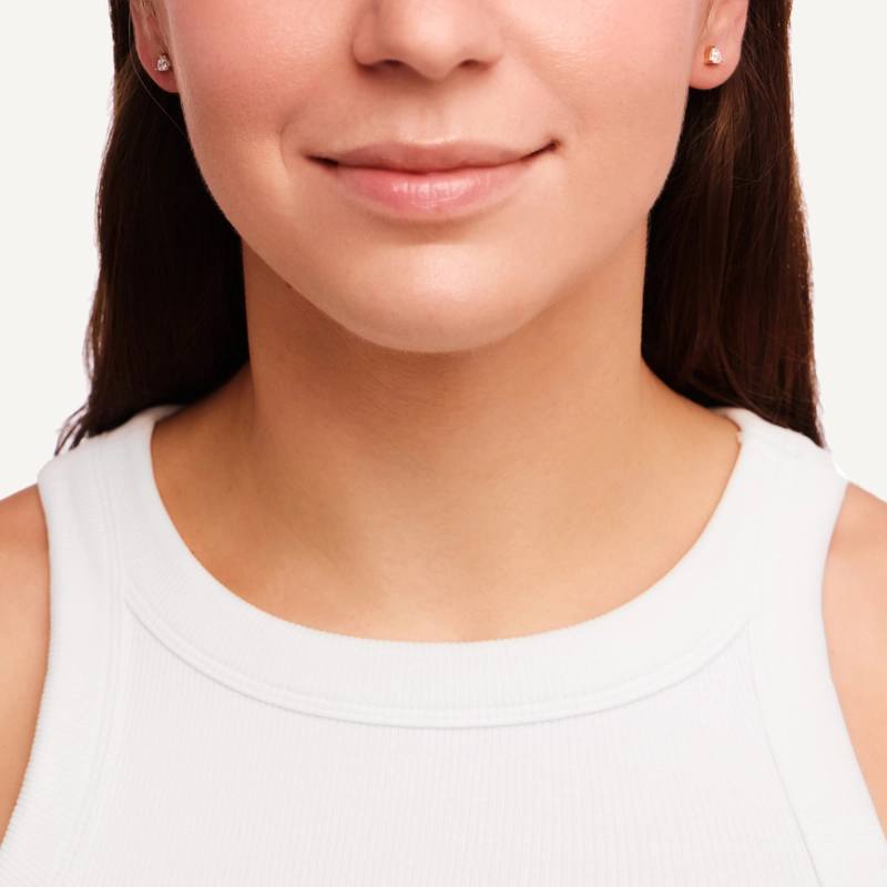 Серьги Классический Треугольник, Размер 4, Золото