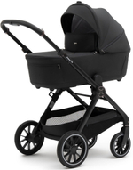 Коляска Agex Prima Pro 3 в 1 с автокреслом i-Safe S Black Midnight Grey (Темно-серый)