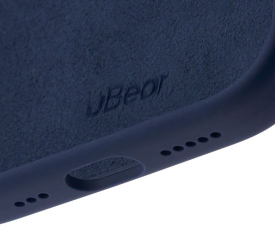 Чехол uBear Touch Case MagSafe для iPhone 17, soft-touch, темно-синий