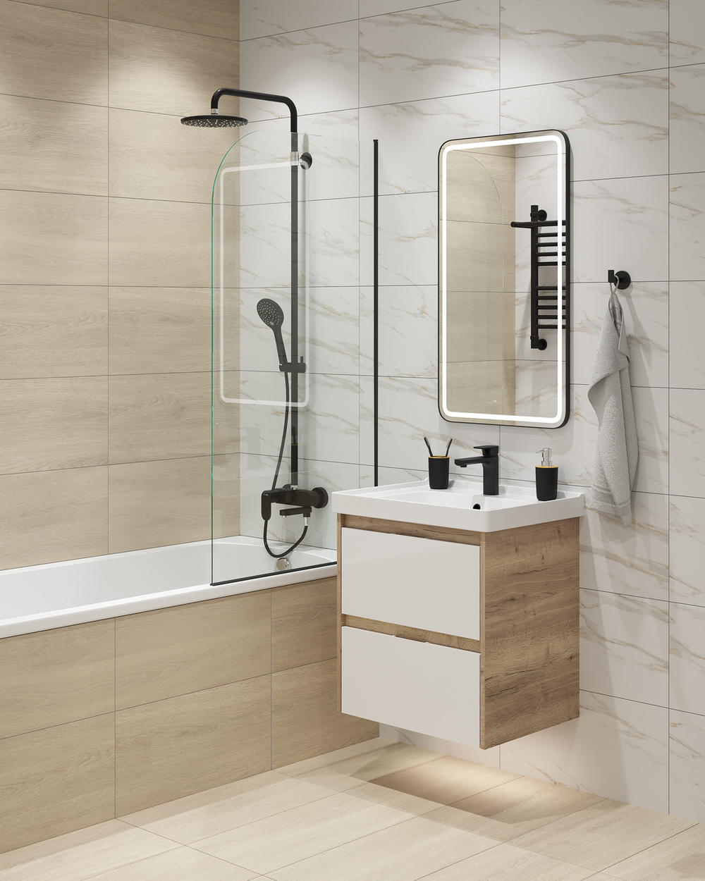 Керамогранит LB Ceramics Ренцо 30x60.3 см 1.44 м² матовый цвет бежевый