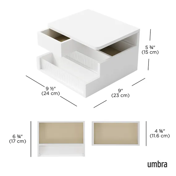Шкатулка malibu, белая