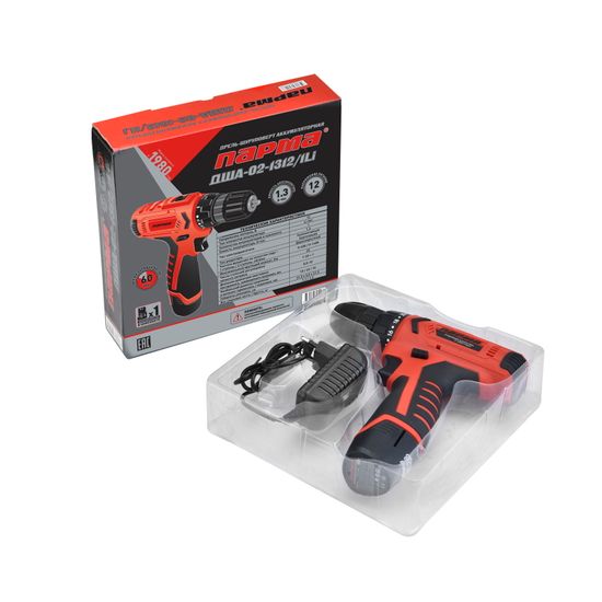 Аккумуляторный шуруповерт "ПАРМА" ДША-02-1312/1Li