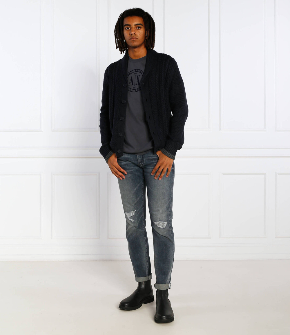 кардиган Armani Exchange - темно-синий(6LZE1B ZMY1Z)