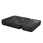 Набор органайзеров UNO (сет 2) в комплекте 5 штук цвет графитовый