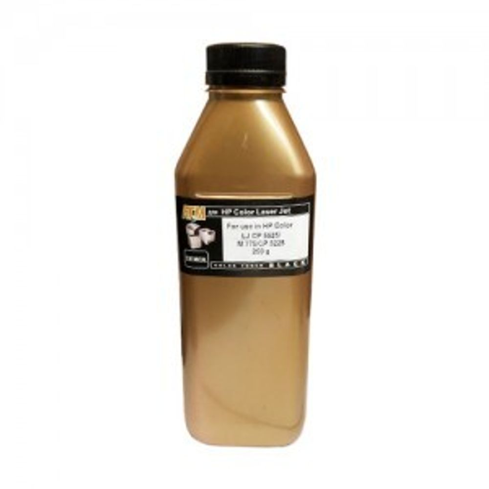 Тонер для HP Color LJ CP 5525/M775/CP5225 (250гр, черный, Chemical MKI) Gold ATM
