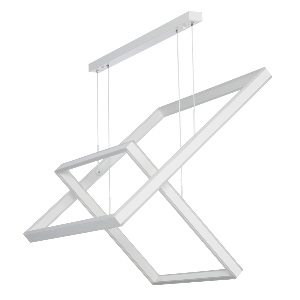 Citilux Дуэт CL719K210 LED Люстра подвесная с пультом Белая