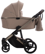 Детская коляска Bebetto Loren Sand 3 в 1 с автокреслом Avionaut Cosmo 02 бежевый