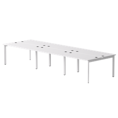 Бенч-система на 6 мест Everprof EVO на металлокаркасе 4740х670(1370)x755 опоры 45гр