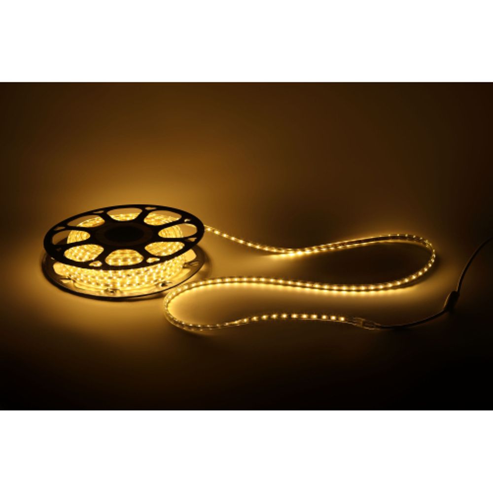 Светодиодная лента ЭРА LS2835-4,8-60-220-2700К-IP67-20m теплый белый | Светодиодные ленты 220В и аксессуары