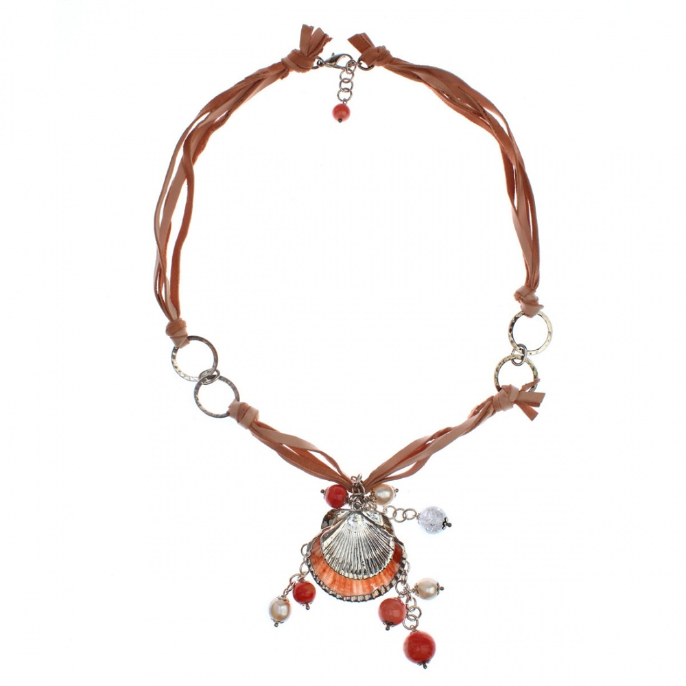 Колье Ester Bijoux Ракушка C379