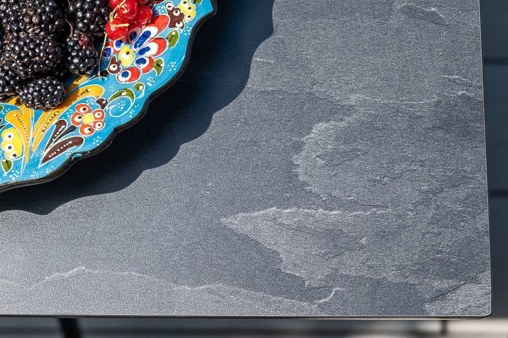 "Конте" интерьерный стол из HPL 70x70см, цвет "серый гранит"