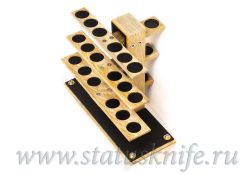 Стойка кастомная из дуба для 21 бусиныфотография - 2