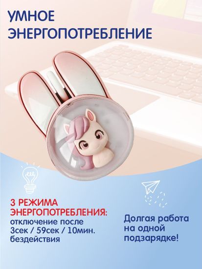 Беспроводная мышь Mofii M12CDM 2.4G фиолетовая