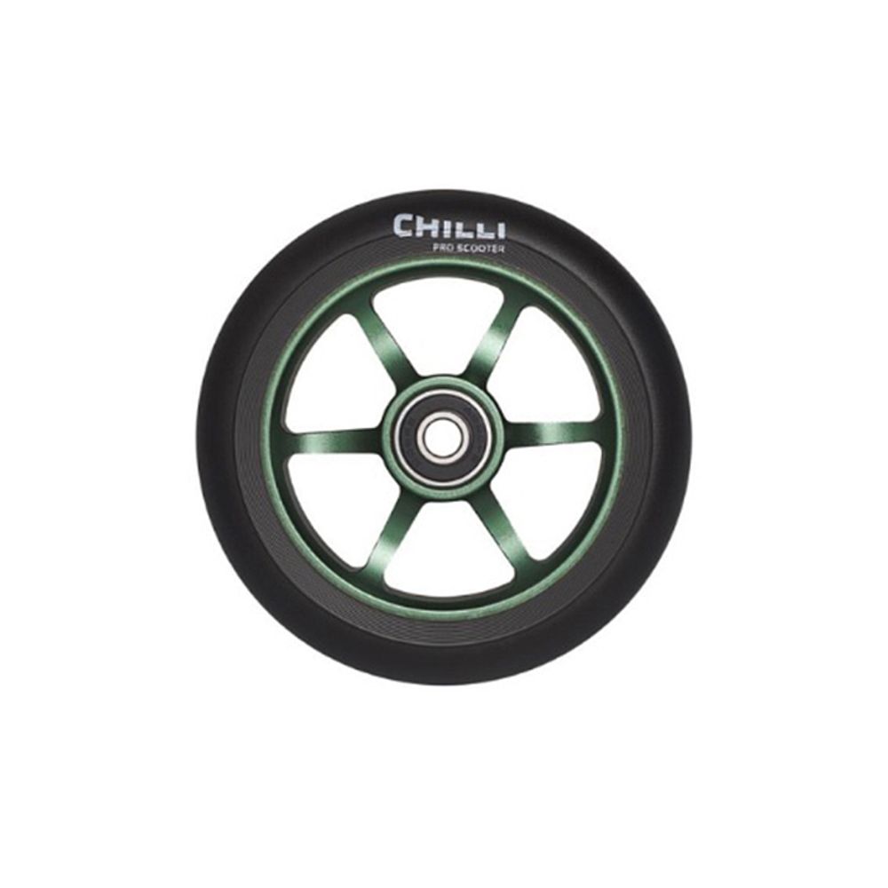 Колесо для самоката Chilli 2021 Wheel 5000 - 110mm Green (б/р)