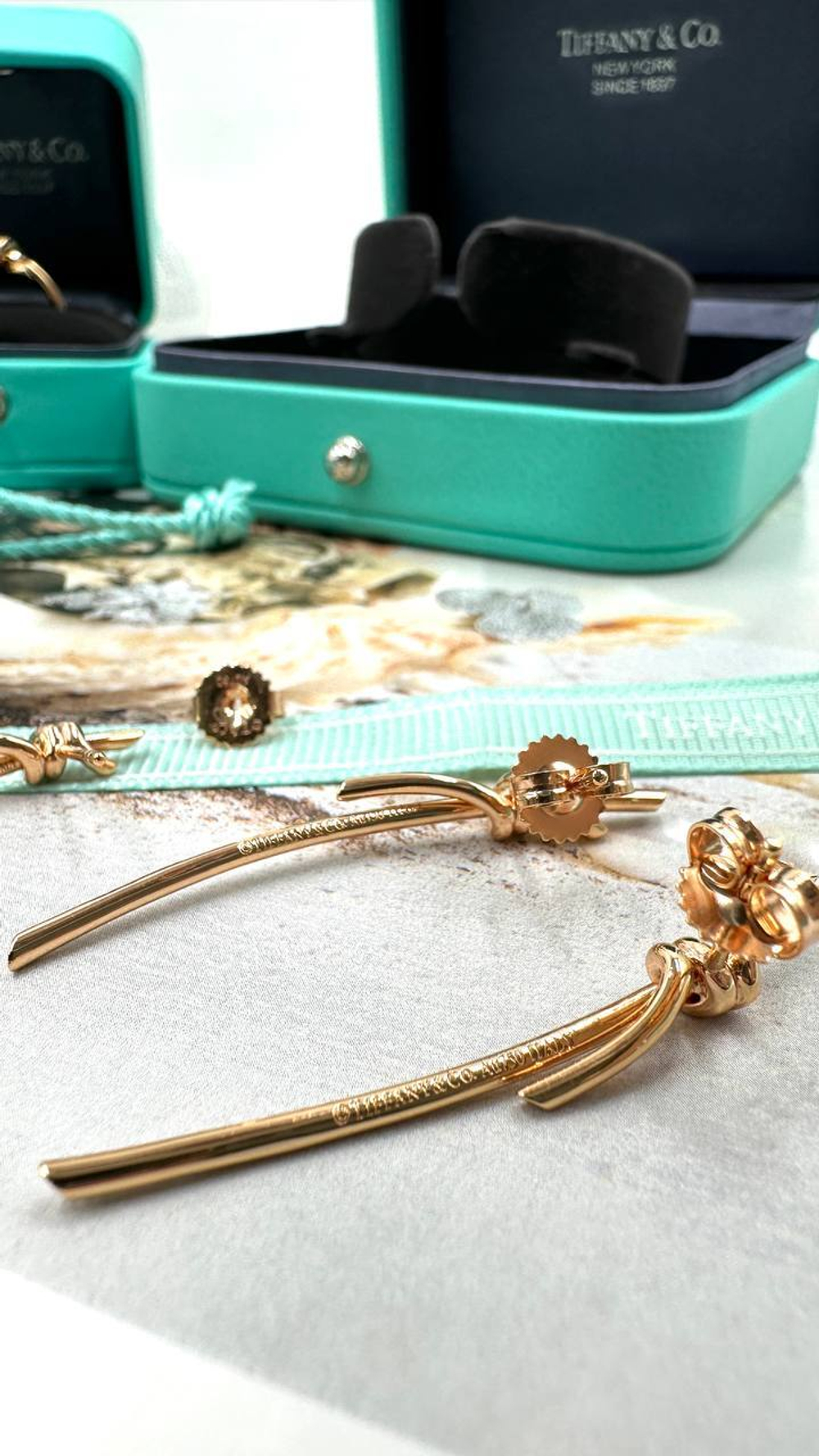 Серьги Tiffany & Co. 4,5 см