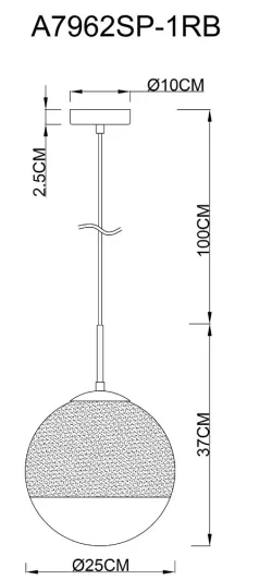 Подвесной светильник Arte Lamp