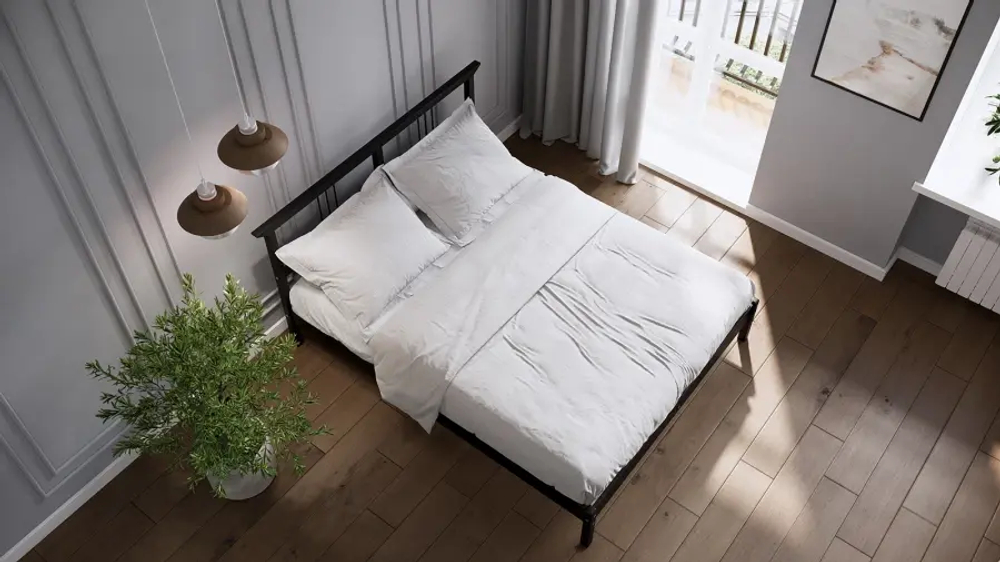 Кровать - аналог IKEA IDANAS/IDANÄS/ВОЙВЫВ/ИКЕА 140х200 см, черный